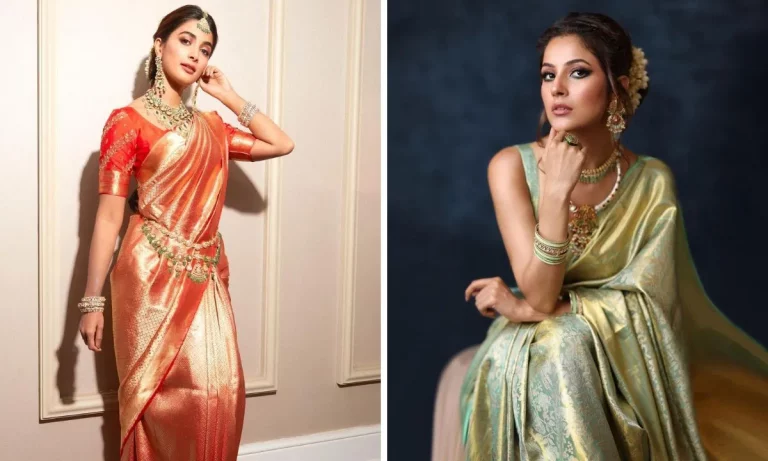 Banarasi vs Kanjivaram sarees comparison image
