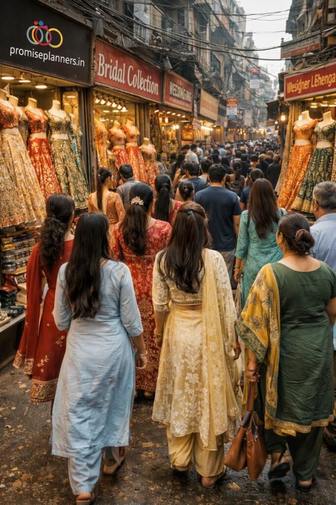  Bridal lehenga shopping in Chandni Chowk