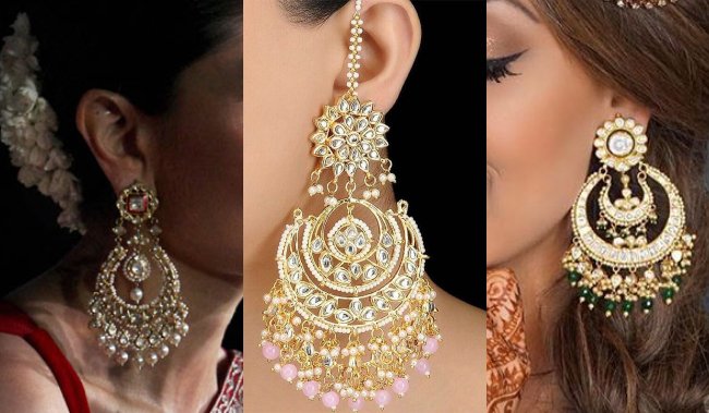 Bridal statement earrings trend