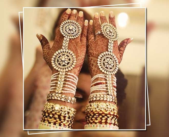 Bridal bangles and haathphool trend