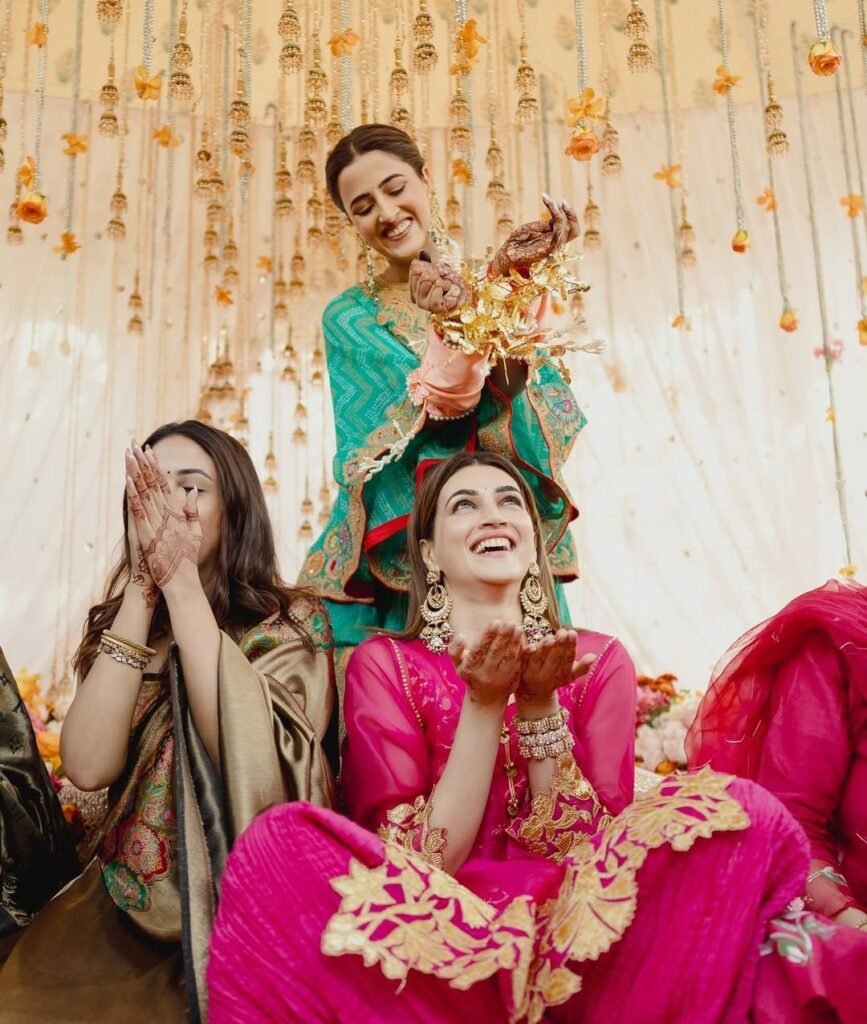 Nupur Sanon’s Chooda ceremony outfit
