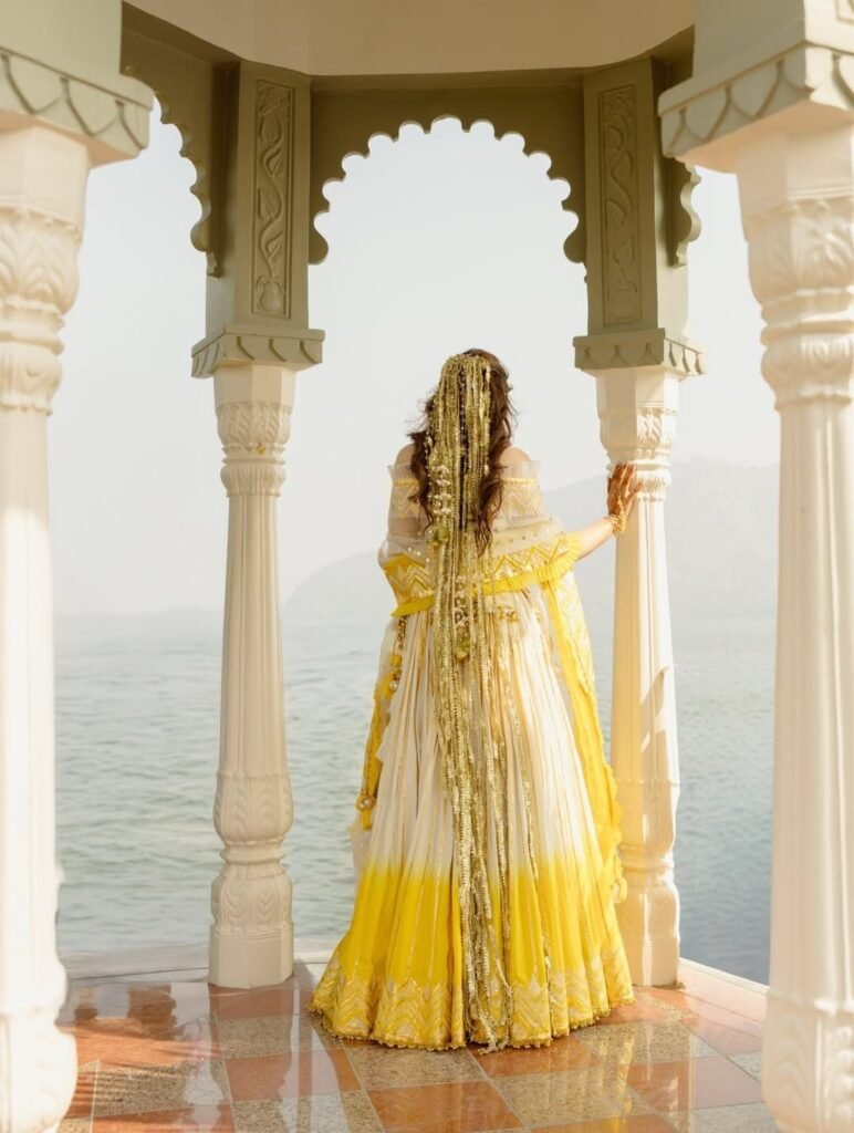 Nupur’s radiant yellow Haldi look