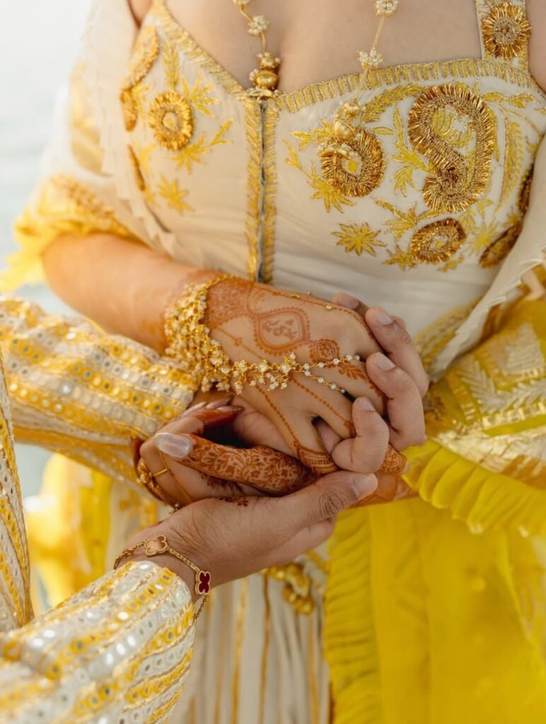 Nupur’s radiant yellow Haldi look
