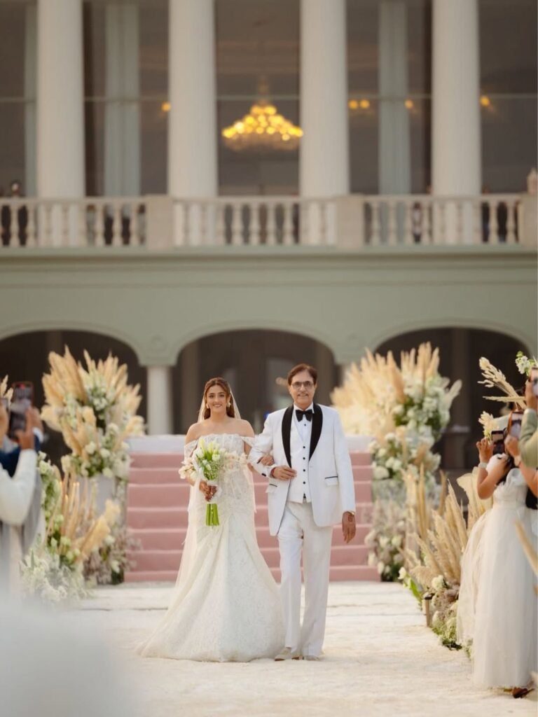 Nupur Sanon’s imagined Christian wedding bridal look