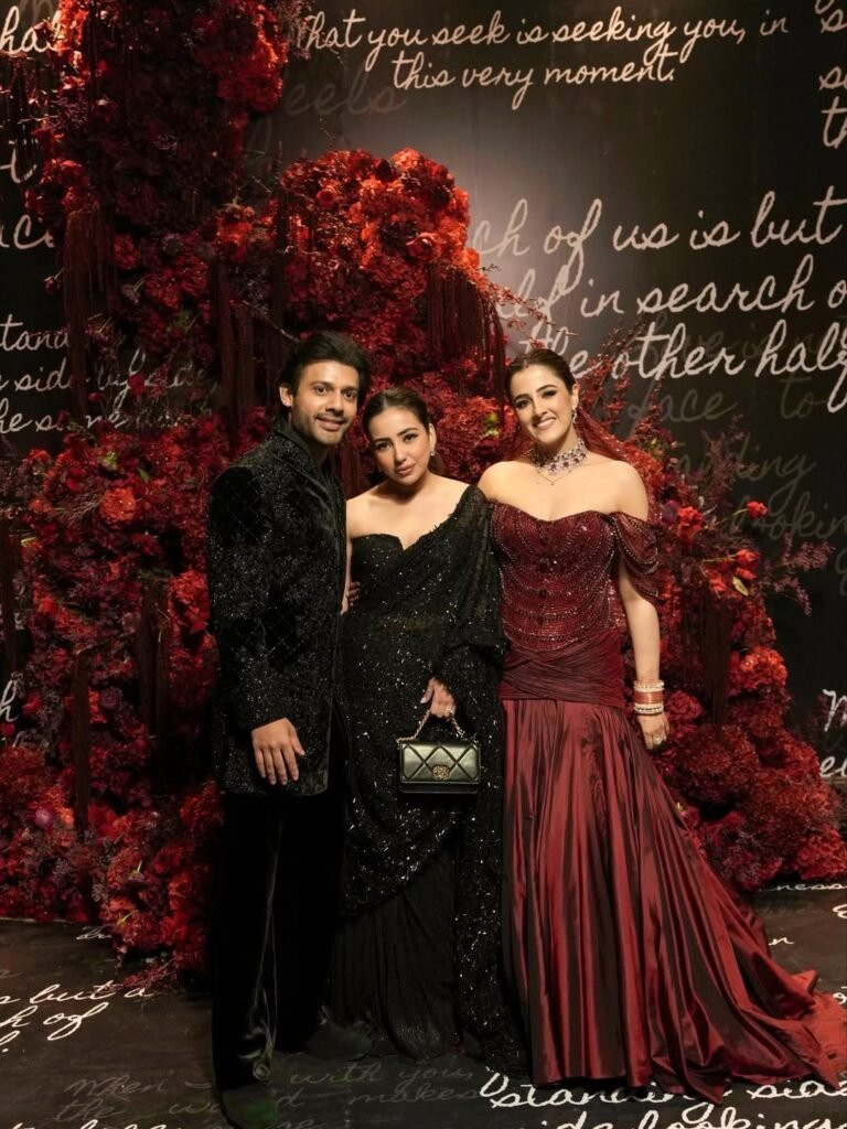 Nupur Sanon’s modern reception outfit