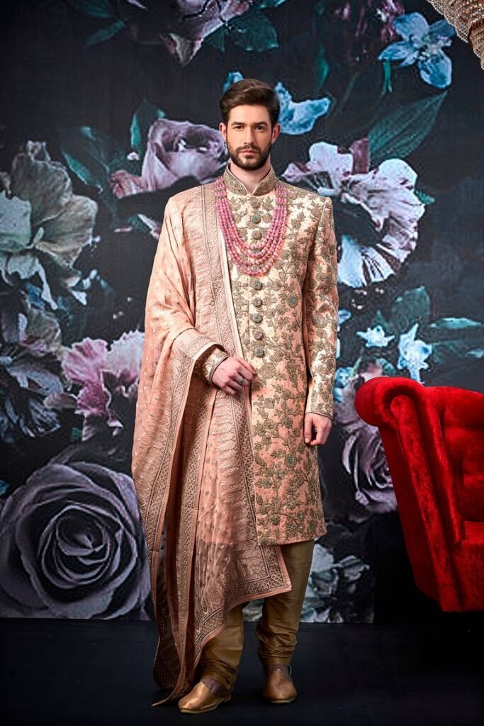 Indo-Western groom outfit for wedding 2026
