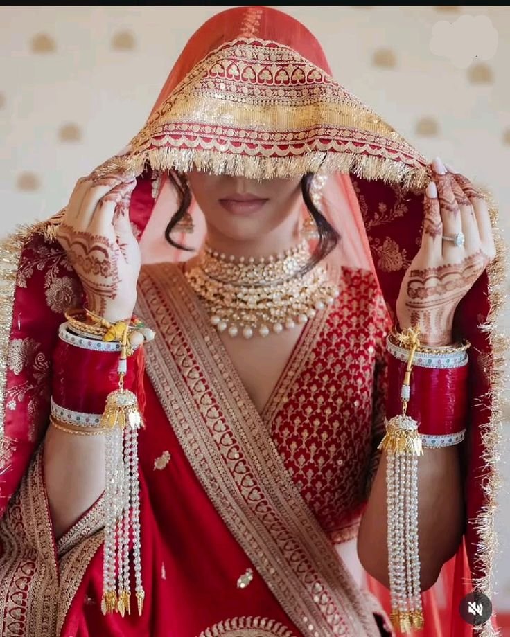 Heavy bridal dupatta embroidery          