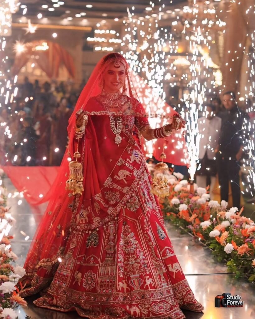 bridal walking candid wedding pose