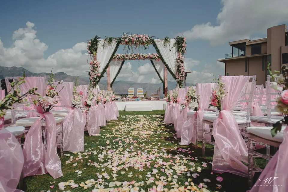 Hilltop wedding venue near Delhi at Mussoorie or Rishikesh